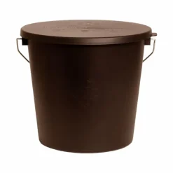 Grooming Deluxe - Seau avec couvercle Marron Discount