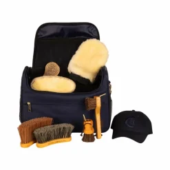 Hot Grooming Deluxe - Set Grooming bag de pansage   + brosses Marine