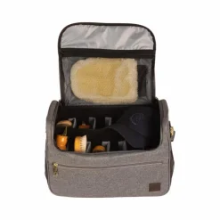 Hot Grooming Deluxe - Set Grooming bag de pansage   + brosses Gris