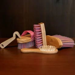 Grooming Deluxe - Set sac de pansage et brosses pour enfants Sammy vieux Rose Sale