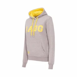 Hagg - Sweat à capuche femme / jaune Gris Discount