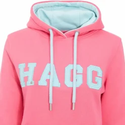 Hagg - Sweat à capuche femme / bleu ciel Rose Hot