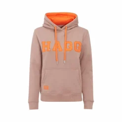 Hagg - Sweat à capuche femme glacé/ orange Marron