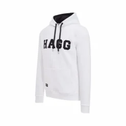 Clearance Hagg - Sweat à capuche homme / noir Blanc
