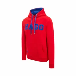 Hagg - Sweat à capuche homme / bleu roi Rouge Sale