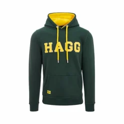 Hagg - Sweat à capuche homme / jaune Vert
