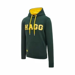 Hagg - Sweat à capuche homme / jaune Vert