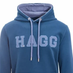 New Hagg - Sweat à capuche homme orage Bleu