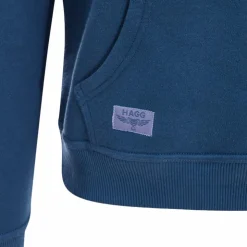 New Hagg - Sweat à capuche homme orage Bleu