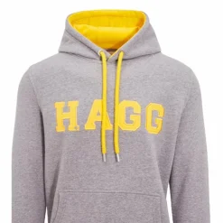 Hagg - Sweat à capuche homme / jaune Gris Hot