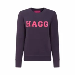Best Hagg - Sweat col rond femme / fuchsia Marine