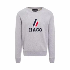 Hagg - Sweat col rond homme Gris