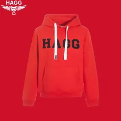 Hagg - Sweat hoodie à capuche rouge Best