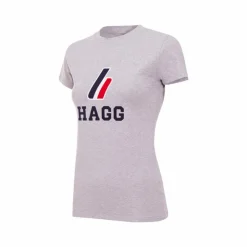 Hagg - T-shirt manches courtes femme Gris Outlet
