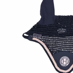 New Harcour - Bonnet pour chevaux Suzette / rose Marine