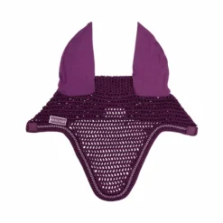 Harcour - Bonnet pour chevaux Aska figue Violet Outlet