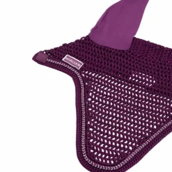 Harcour - Bonnet pour chevaux Aska figue Violet Outlet