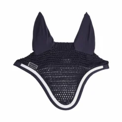 Clearance Harcour - Bonnet pour chevaux Feeby / blanc Marine