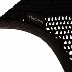 Harcour - Bonnet pour chevaux Baltha Noir Discount