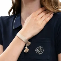 Harcour - Bracelet Lison lin x Versailles Beige Clearance