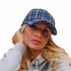 Outlet Harcour - Casquette unisexe Ambassadeur softshell tweed Marine