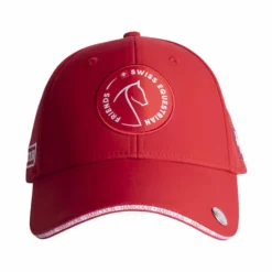 Harcour - Casquette unisexe Swiss Equestrian Friends Zhil Rouge Clearance