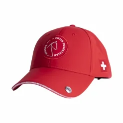 Harcour - Casquette unisexe Swiss Equestrian Friends Zhil Rouge Clearance