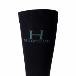 Harcour - Chaussette d'équitation Badminton / peacock Marine