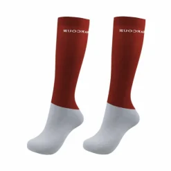 Clearance Harcour - Chaussettes d'équitation Vaya fauve (X2) Orange