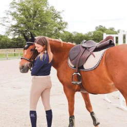 Harcour - Chaussettes d'équitation Hickstead (x1) Marine Online