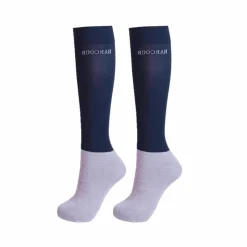 New Harcour - Chaussettes d'équitation Vaya Rider (x2) Marine