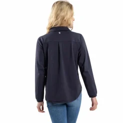 Harcour - Chemise manches longues femme Sharly Marine Hot