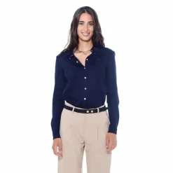 Harcour - Chemise manches longues femme Sharmy Marine Clearance