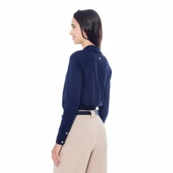 Harcour - Chemise manches longues femme Sharmy Marine Clearance