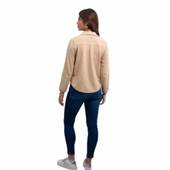 Harcour - Chemise manches longues femme Shamae sable Beige Outlet