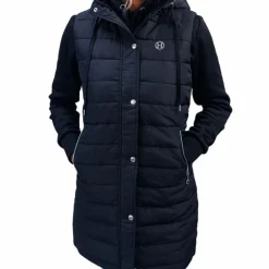 Clearance Harcour - Doudoune longue sans manches femme Boliva Noir