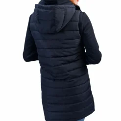 Clearance Harcour - Doudoune longue sans manches femme Boliva Noir