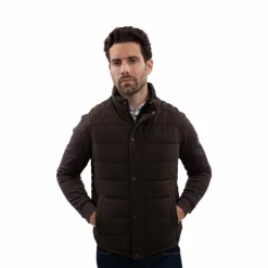 Harcour - Doudoune sans manches homme Boston cacao Marron Clearance