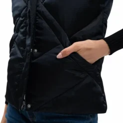 Harcour - Doudoune sans manches femme Auxane Noir Discount