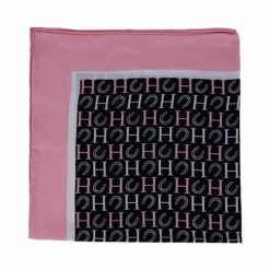Harcour - Foulard Sarja noir/ / blanc Rose New