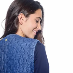 Best Harcour - Gilet sans manches femme Joeva jean Bleu