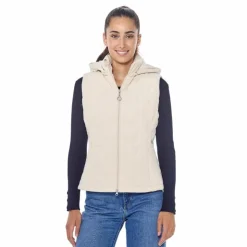 Clearance Harcour - Gilet sans manches femme Bernie ivoire Beige