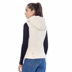 Clearance Harcour - Gilet sans manches femme Bernie ivoire Beige