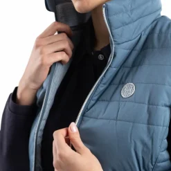 Online Harcour - Gilet sans manches femme Balzac lavande Bleu