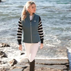 Online Harcour - Gilet sans manches femme Balzac lavande Bleu