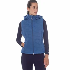 Sale Harcour - Gilet sans manches femme Bernie steel blue Bleu