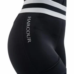 Harcour - Legging d'équitation femme Volta / gris clair Noir Hot