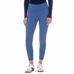 Harcour - Legging d'équitation polaire femme Lili steel blue Bleu Sale