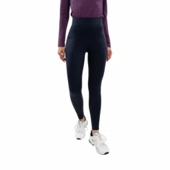 Outlet Harcour - Legging d'équitation polaire femme Anaelle Marine