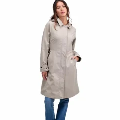 Harcour - Manteau Trench long femme Tweeta Beige Clearance